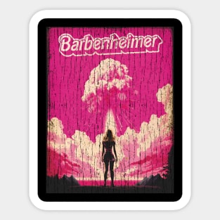 Barbie Oppenheimer 2023 Sticker